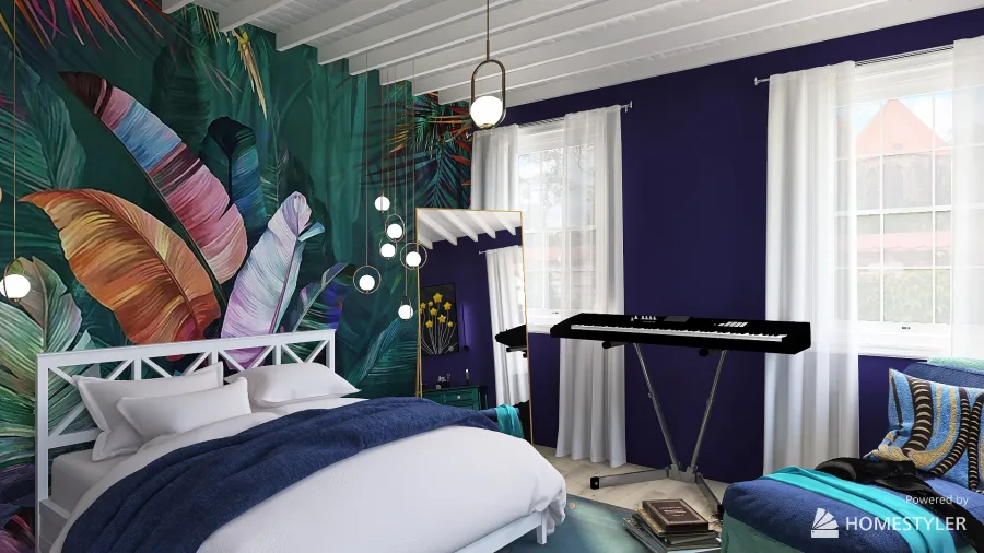 Olive's Bedroom 3d design renderings