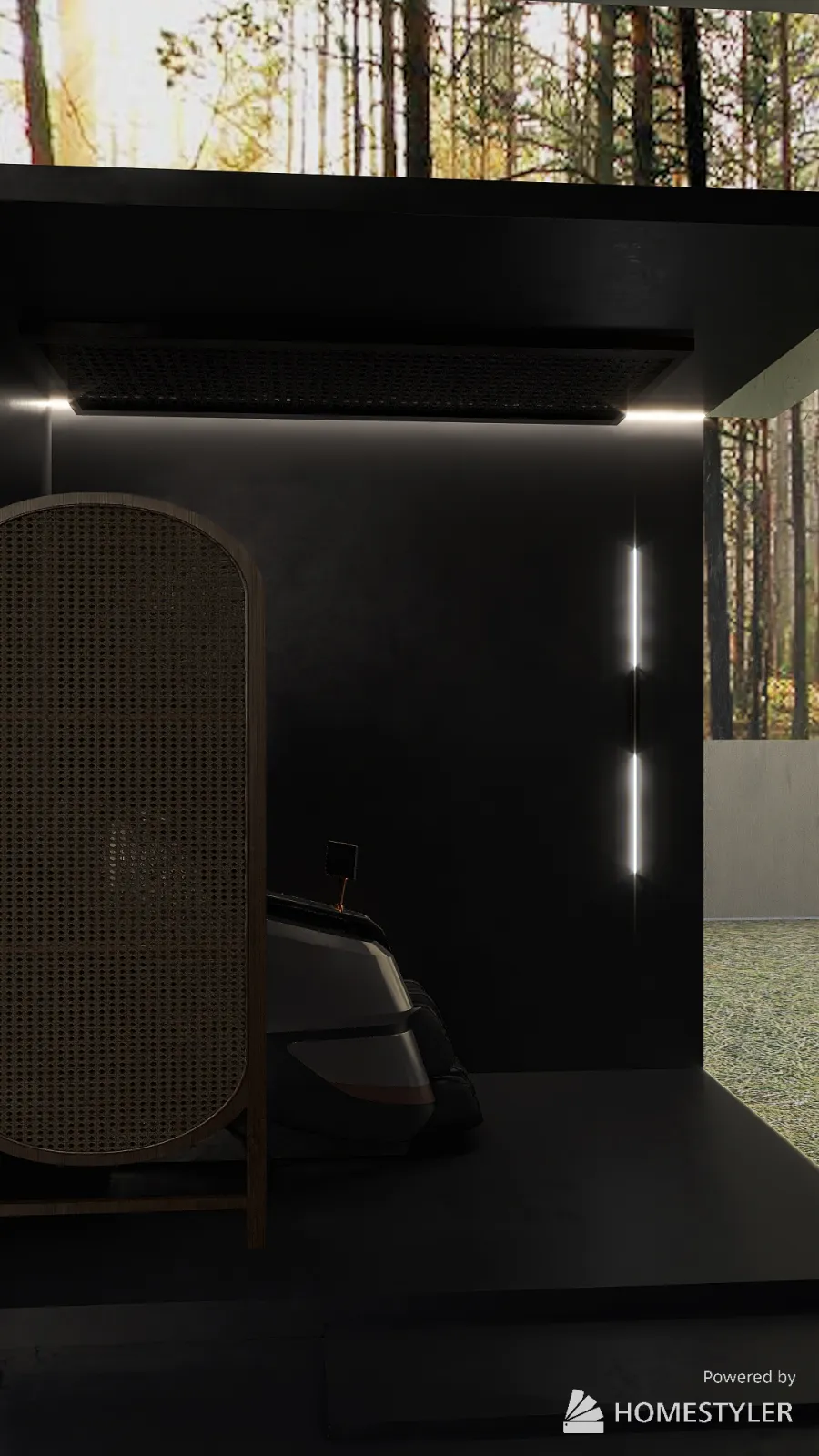Black villa 3d design renderings
