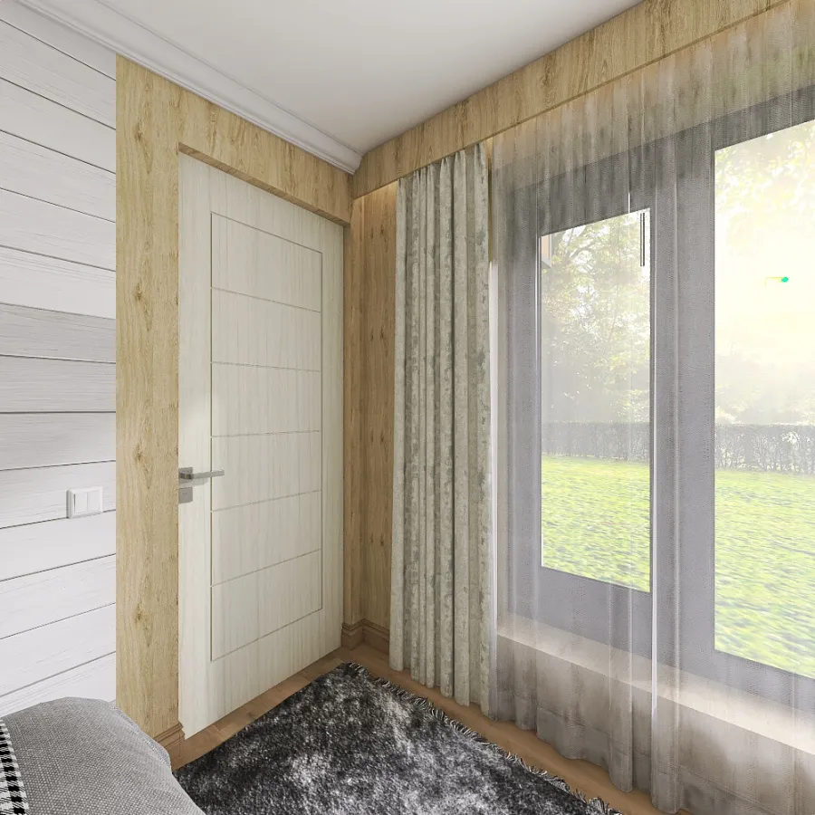 Спальна кімната 1 3d design renderings