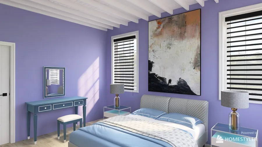 Ivy's Bedroom 3d design renderings