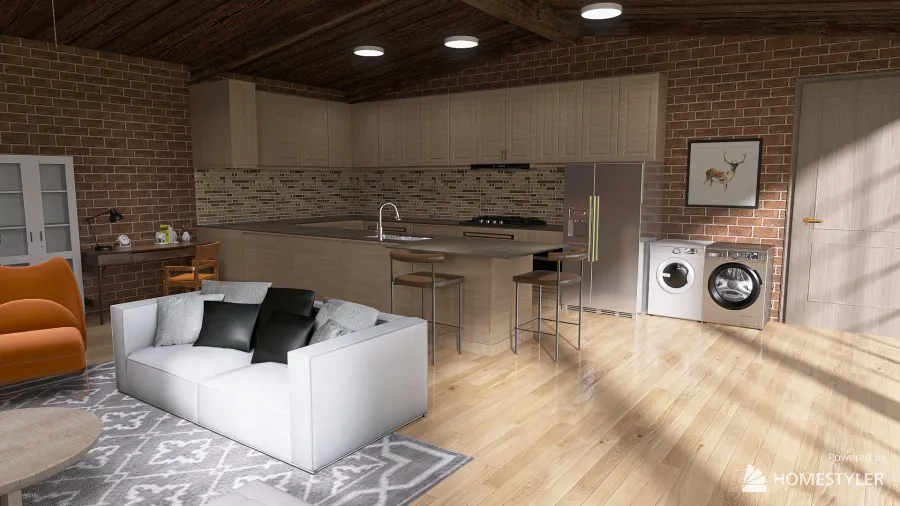 Guest Home 3d design renderings