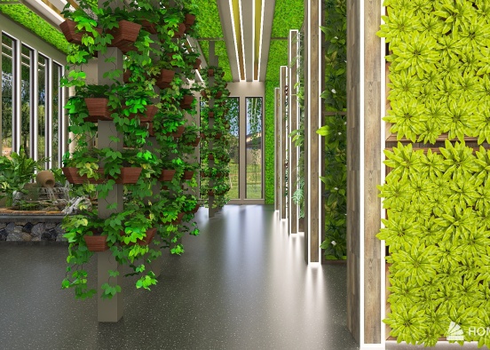 Vertical Greenhouse Design Rendering
