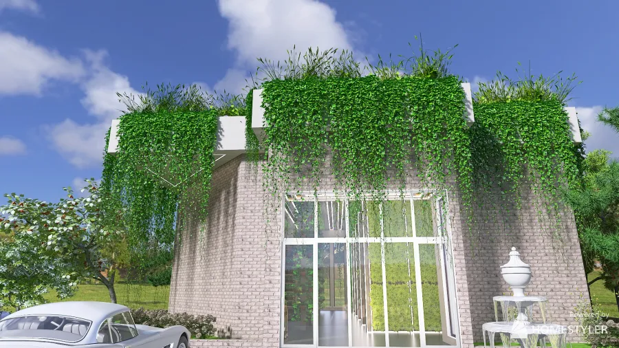 Vertical Greenhouse 3d design renderings