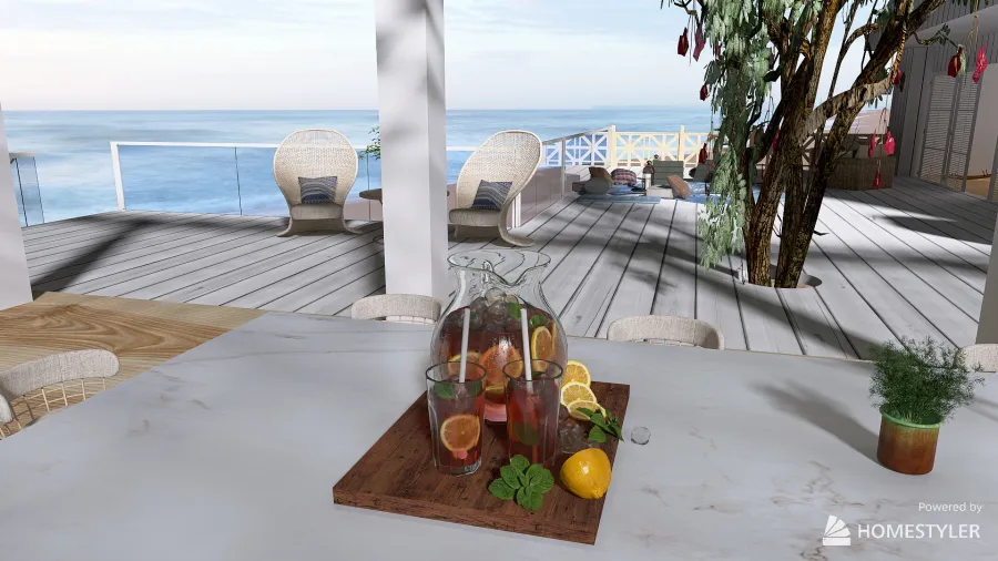 Summer by the Sea 3d design renderings