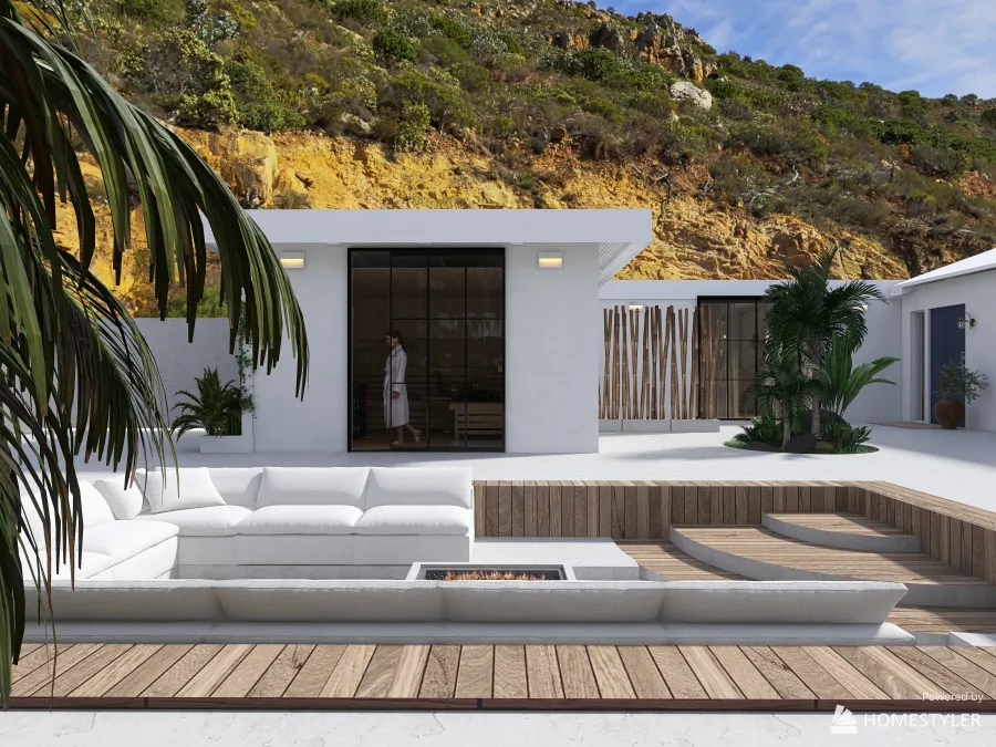 Up on the Hill - Beach House 3d design renderings