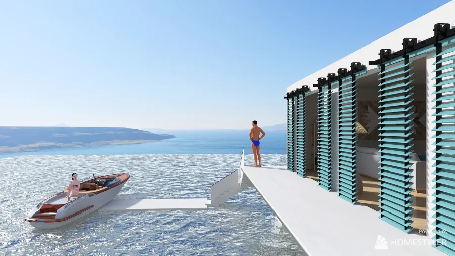 villa pour les vacances 3d design renderings