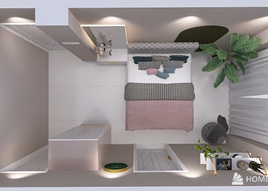 Ruchita bedroom Design Rendering