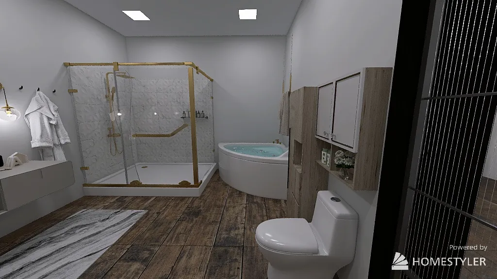 MasterBathroom 3d design renderings