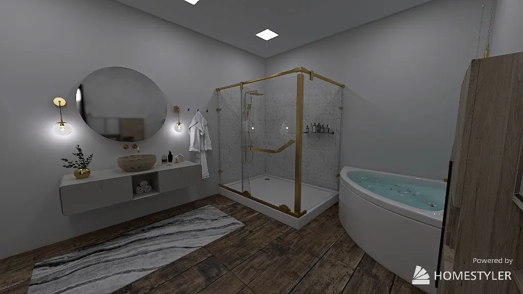 MasterBathroom 3d design renderings