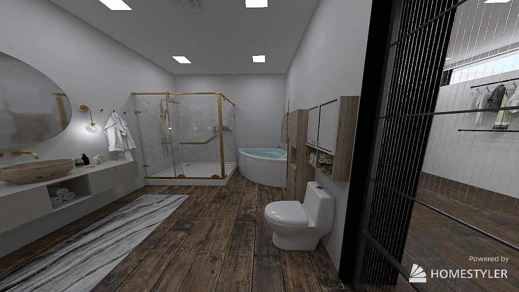 MasterBathroom 3d design renderings