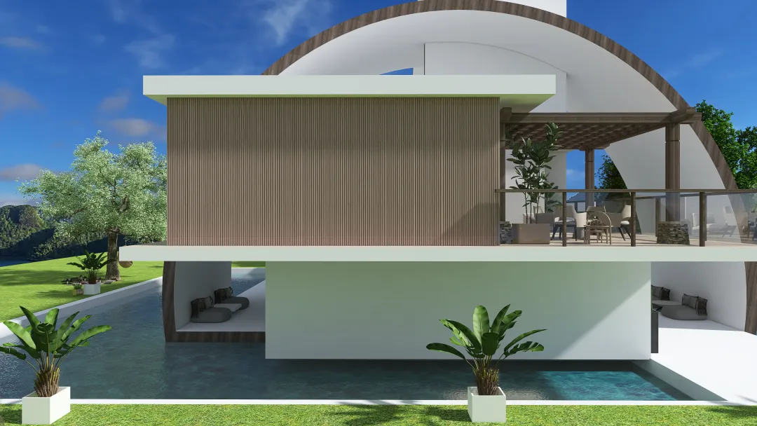 ORBIT Bauhaus style 3d design renderings