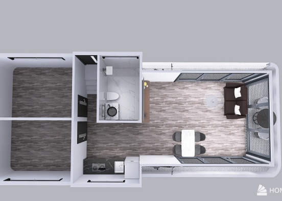 BOUNDLESS BOUNTY, XL 4500 HB 2 bed, 1 b, wrap balcony Design Rendering