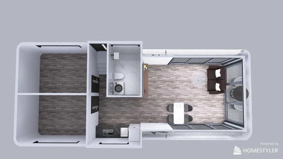BOUNDLESS BOUNTY, XL 4500 HB 2 bed, 1 b, wrap balcony 3d design renderings