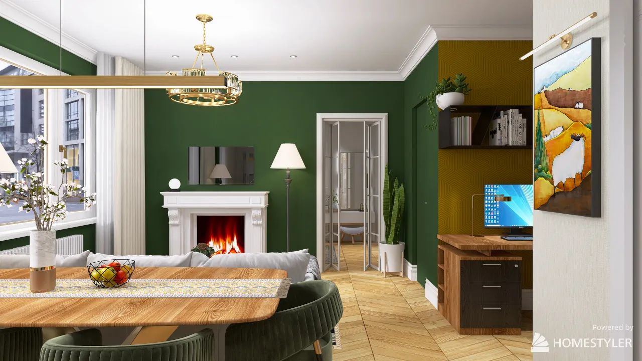 LivingRoom 3d design renderings