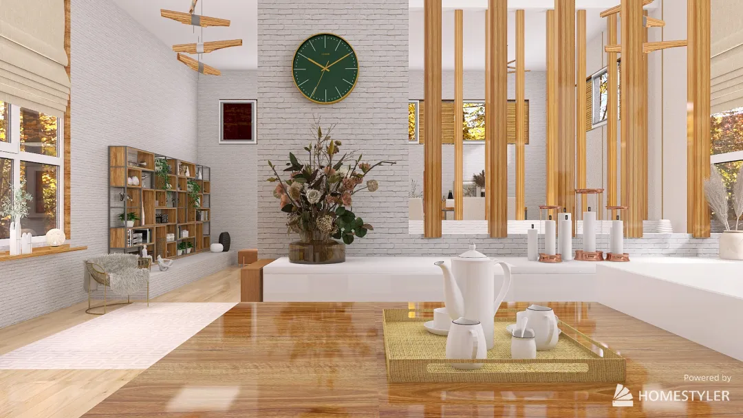 Open Kitchen Concept...Autumn Daze 3d design renderings