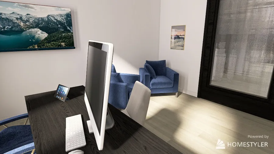 Office 1 3d design renderings