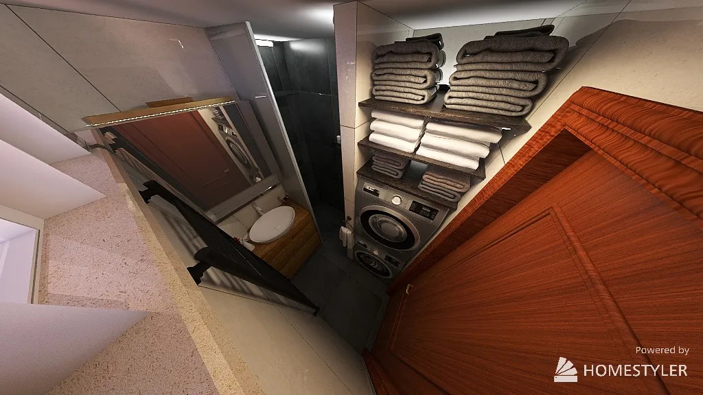 Vršovice koupelna 3d design renderings