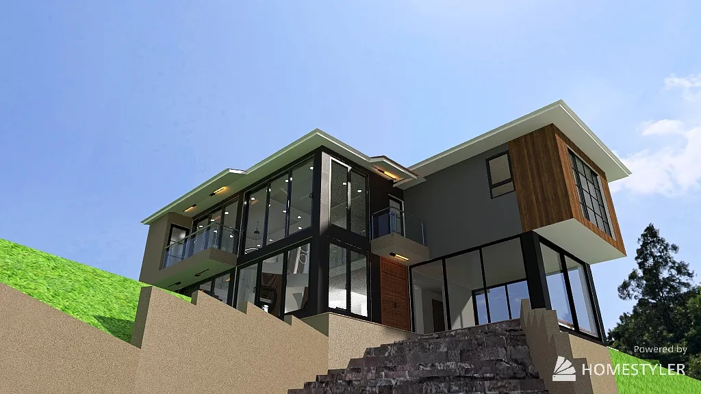 Casa Edwin Fernandez 3d design renderings