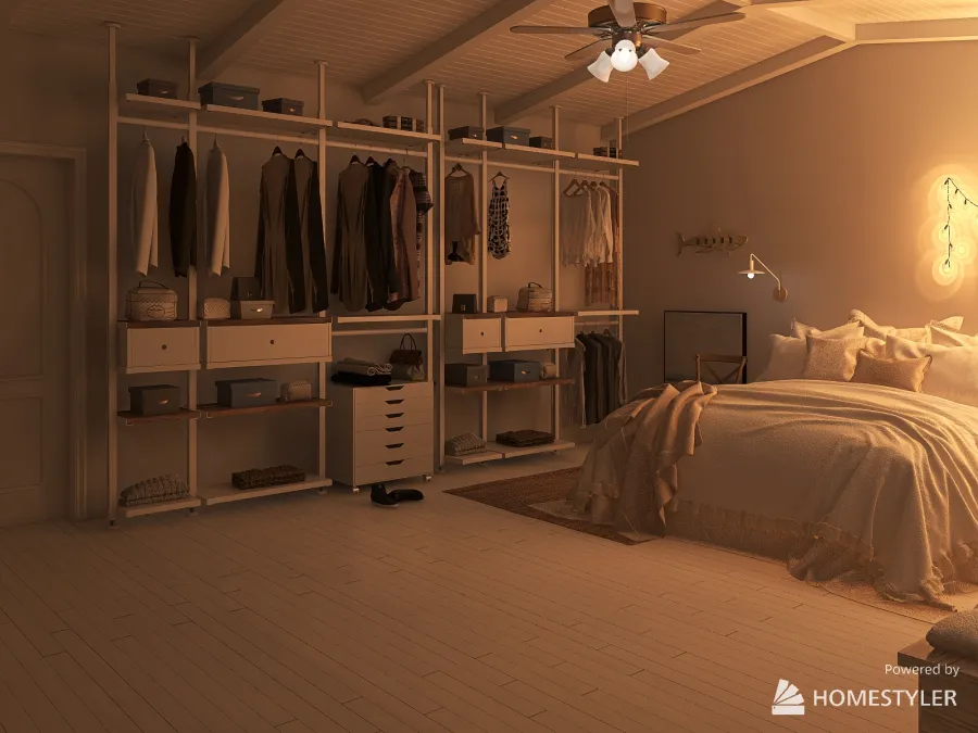 Romantic bedroom 3d design renderings