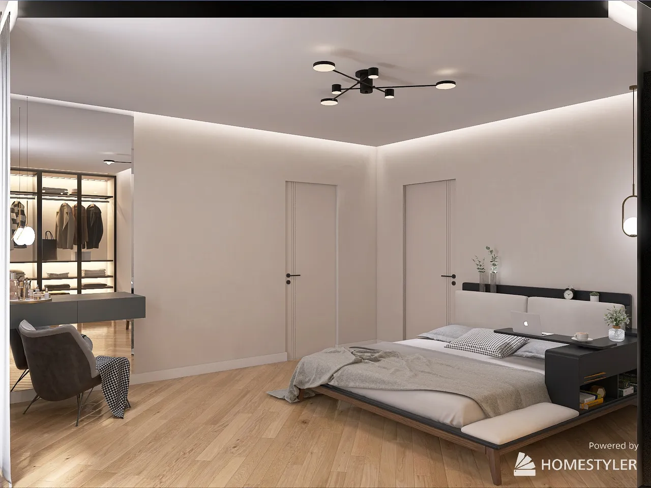 MasterBedroom 3d design renderings