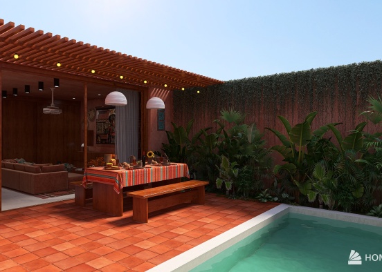 Villa in Tulum Design Rendering