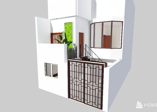 3 floor house Design Rendering