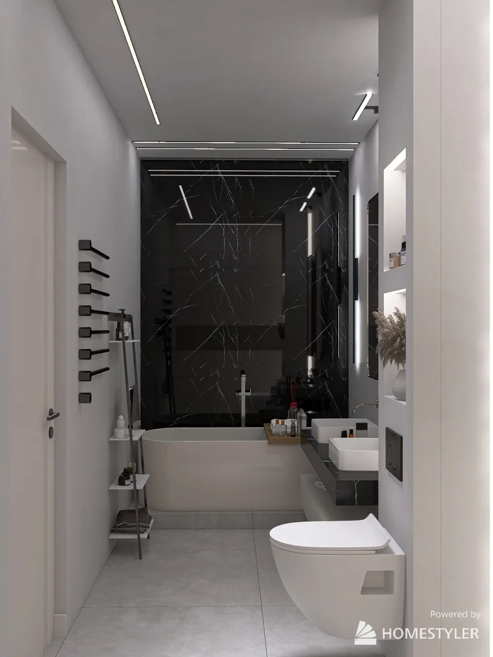 MasterBathroom 3d design renderings