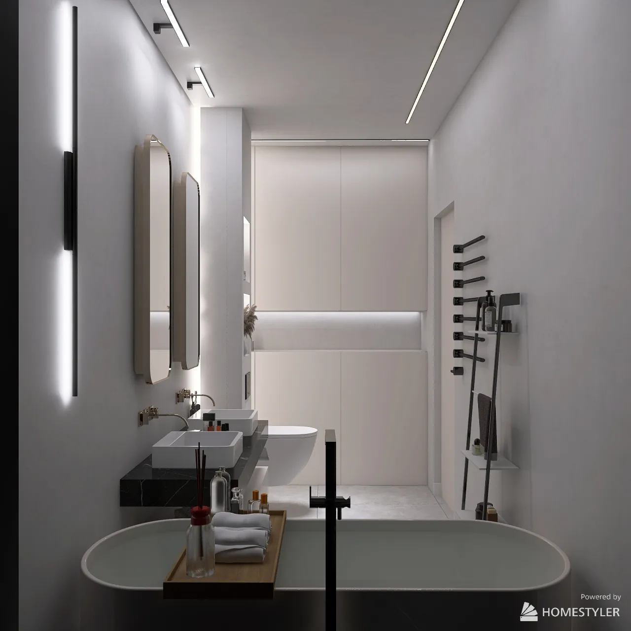 MasterBathroom 3d design renderings