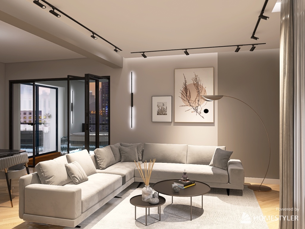 Penthouse interior design 3d design renderings