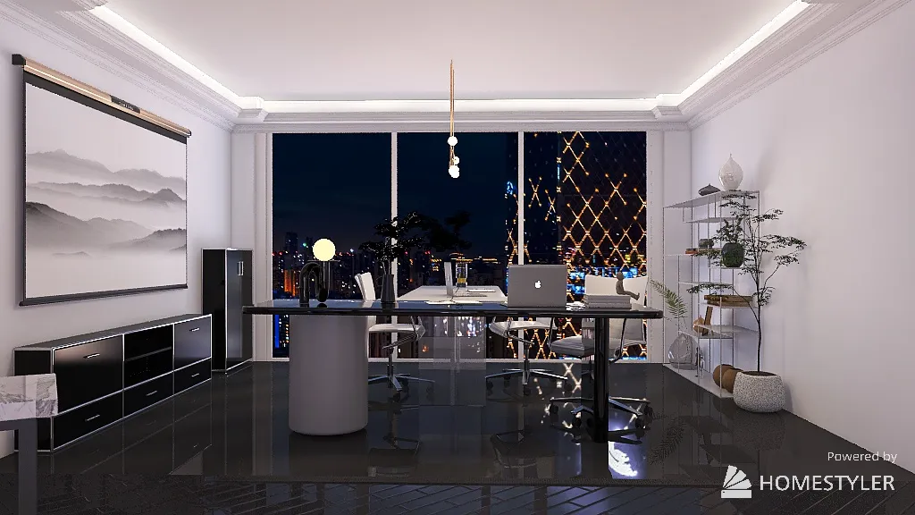 open office hybrid 3d design renderings