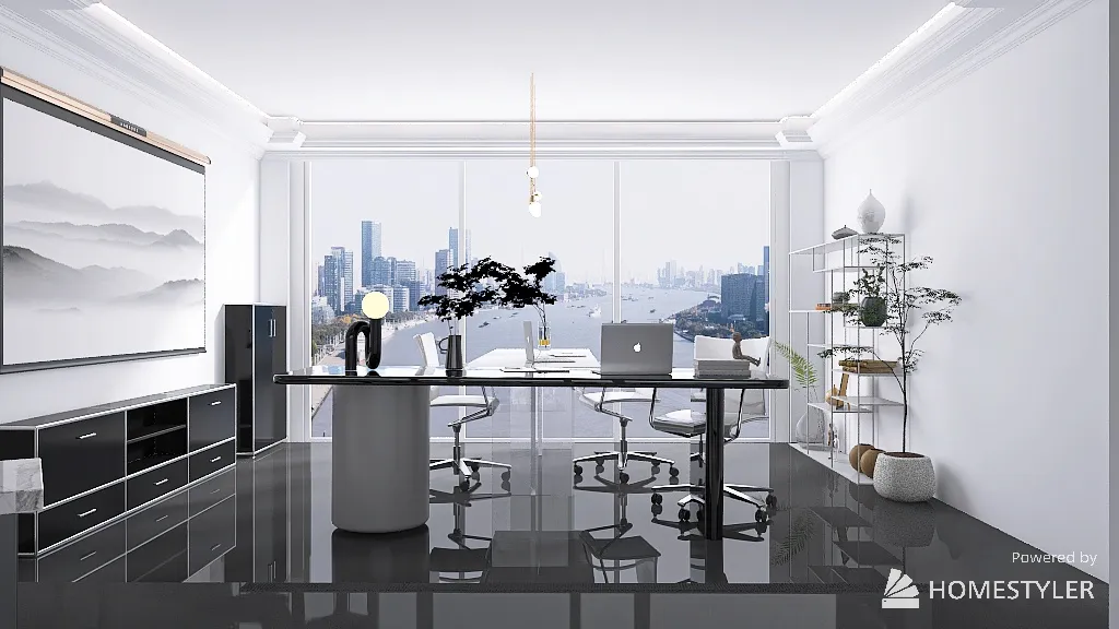 open office hybrid 3d design renderings