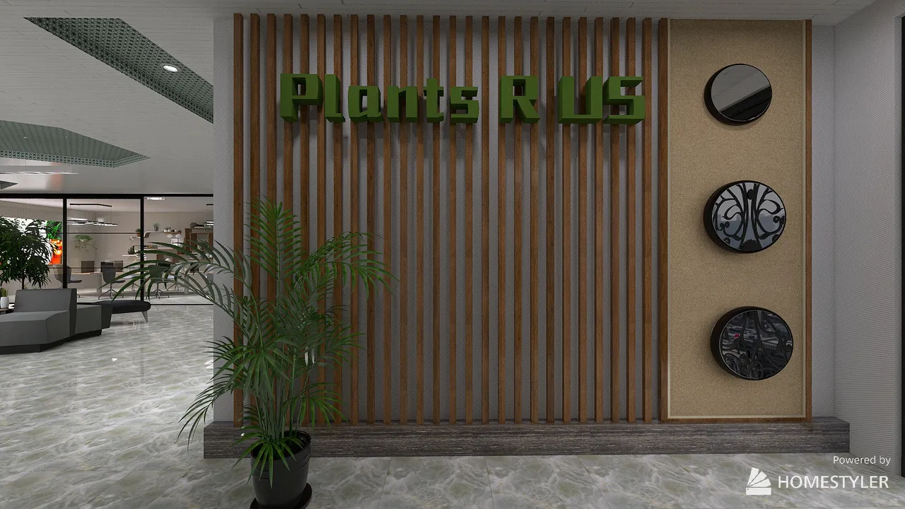 Plants R US 3d design renderings