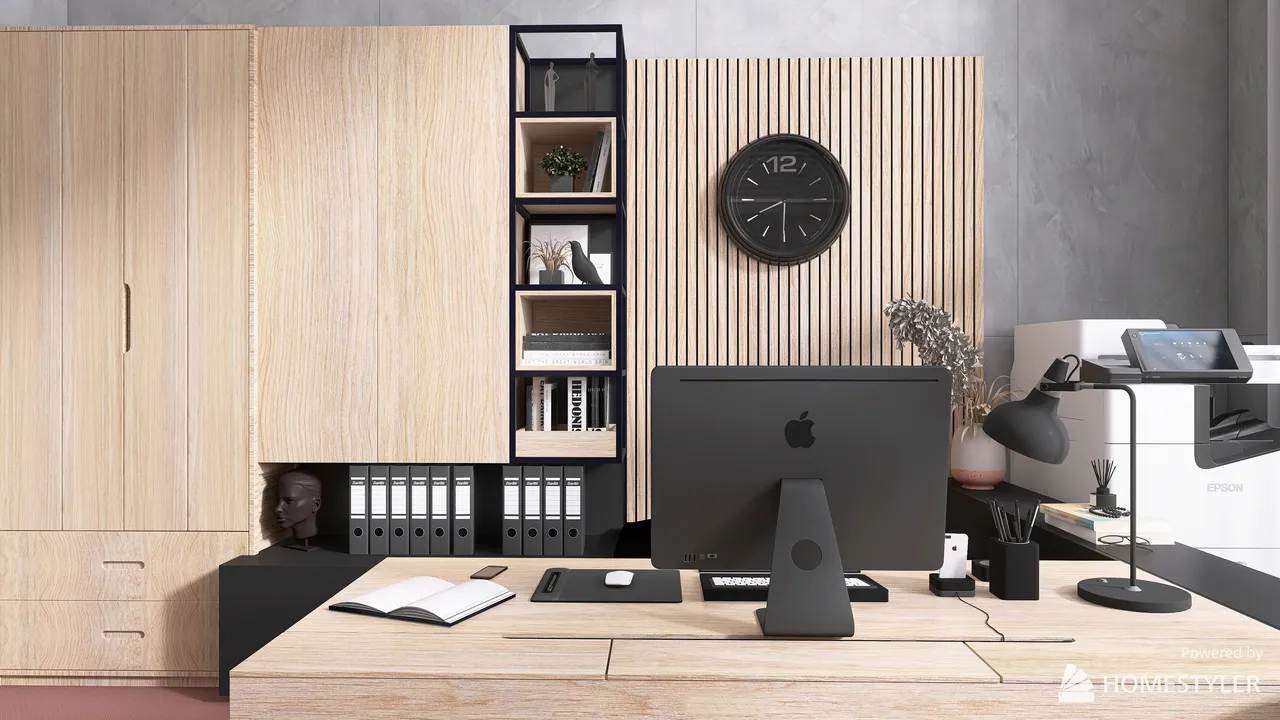 Office 3d design renderings