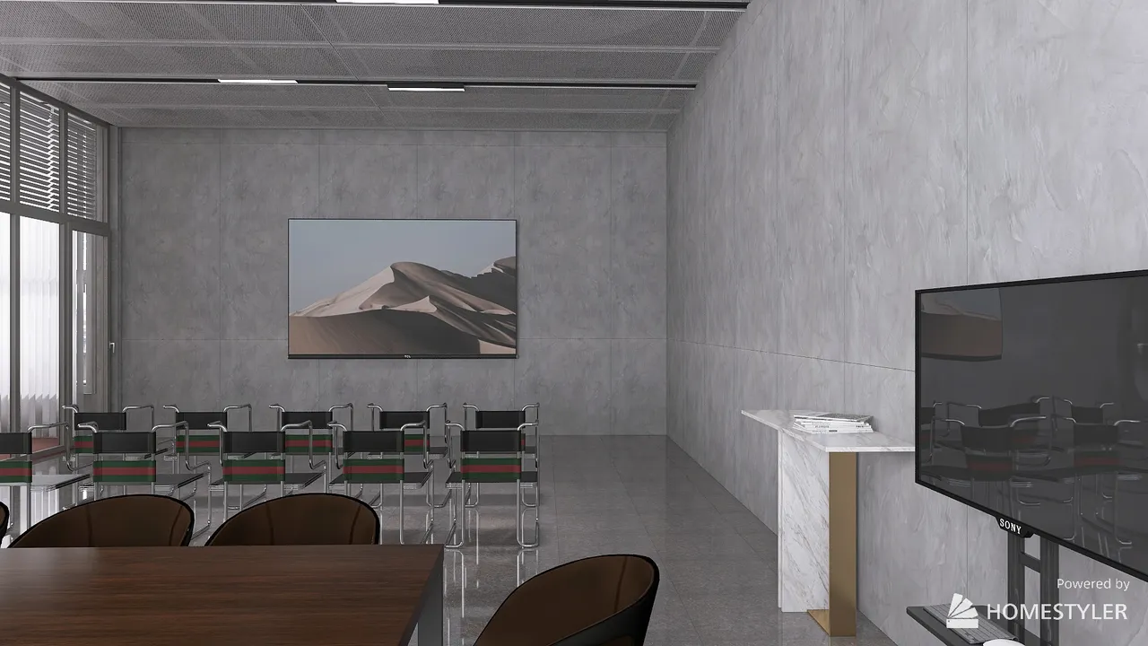 Office 3d design renderings