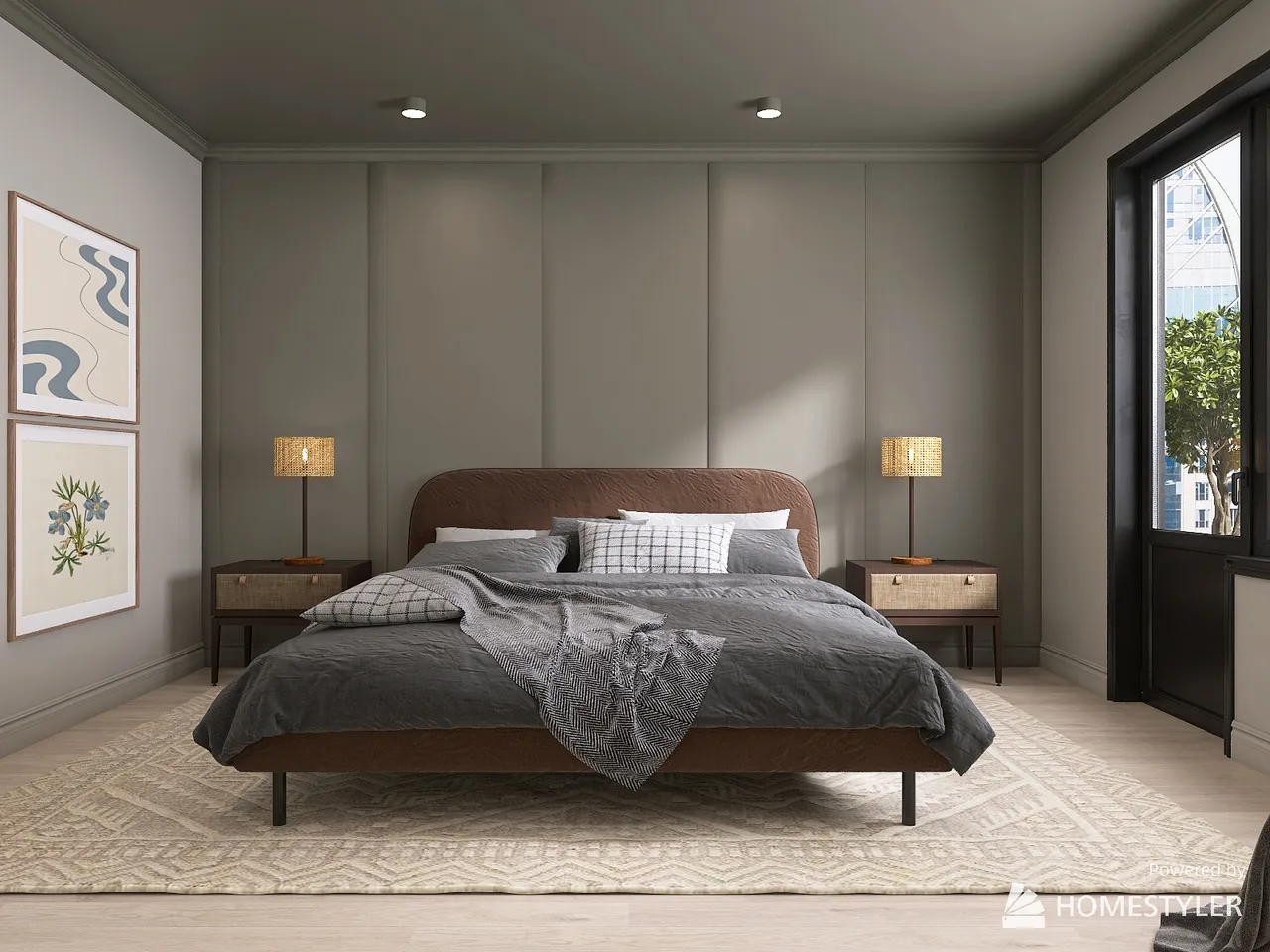 Bedroom 3d design renderings