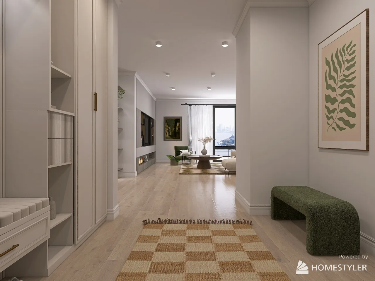 LivingDiningRoom 3d design renderings