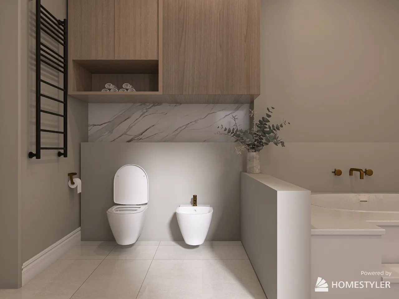 Bathroom 3d design renderings