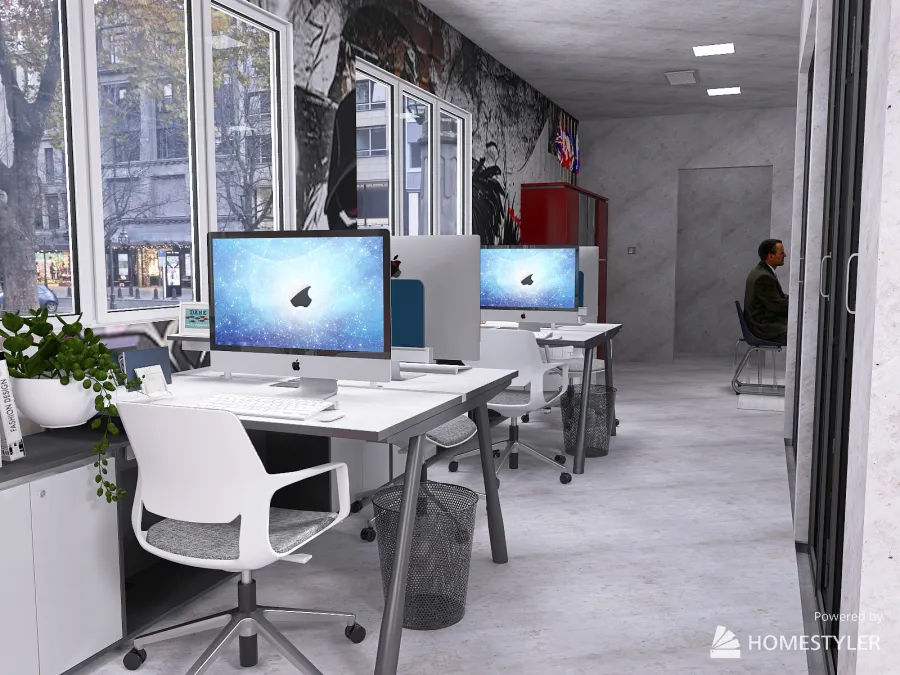 Office and Conference 3d design renderings