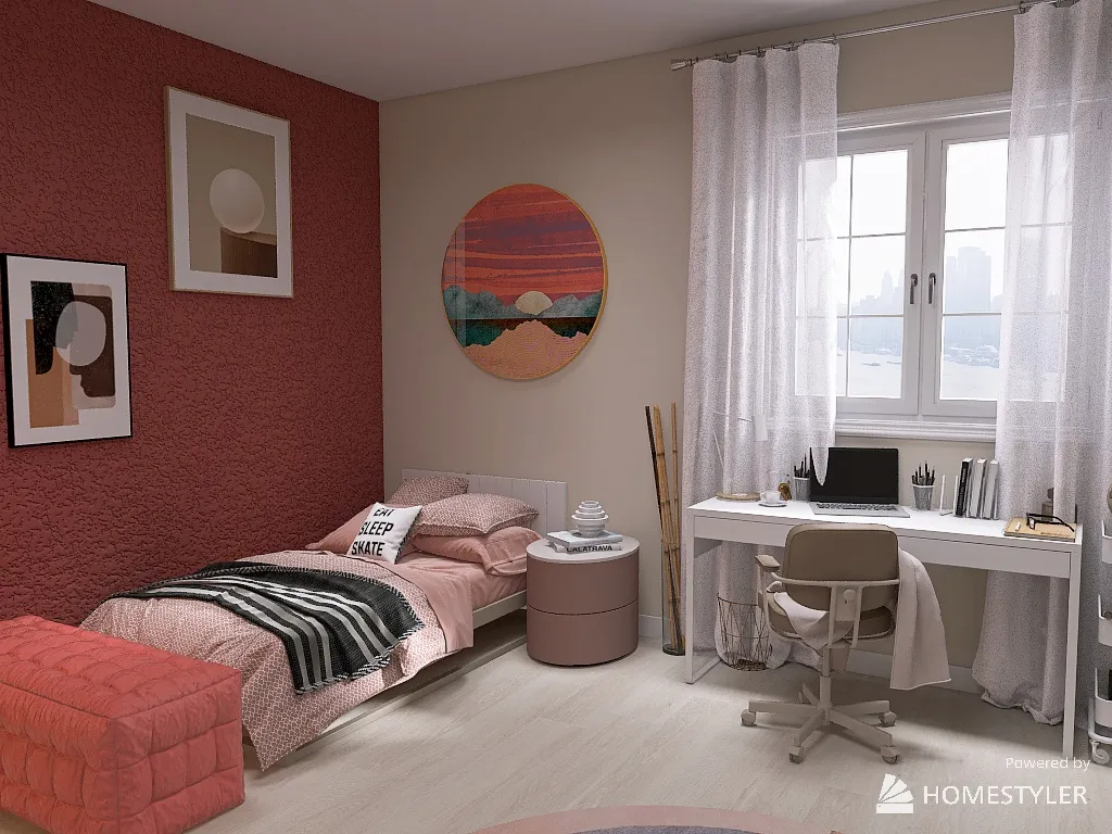 sweet room 3d design renderings