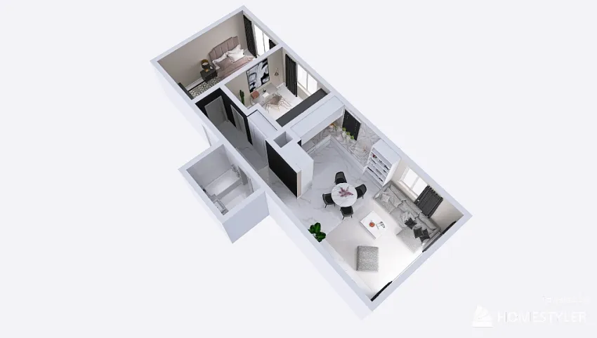 Modern Apartment 3d design picture 70.71