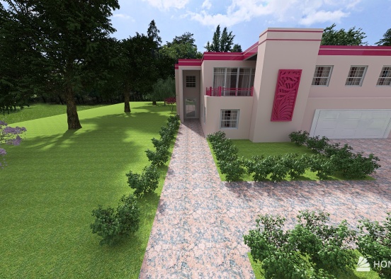 Barbie Inspired House Design Rendering