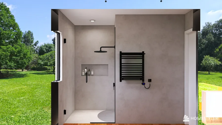 Modern Bathroom. 3d design renderings