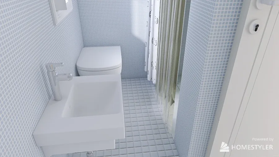 Shower Room 3d design renderings