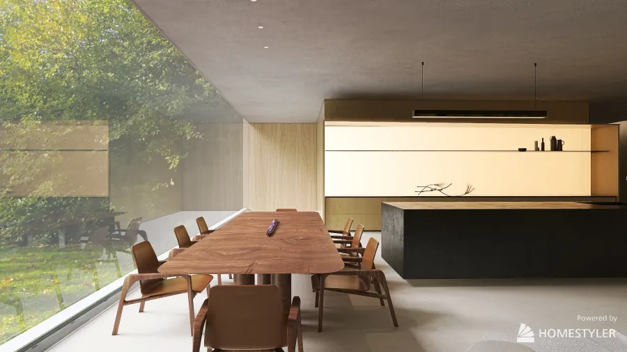 Casa na Natureza 3d design renderings