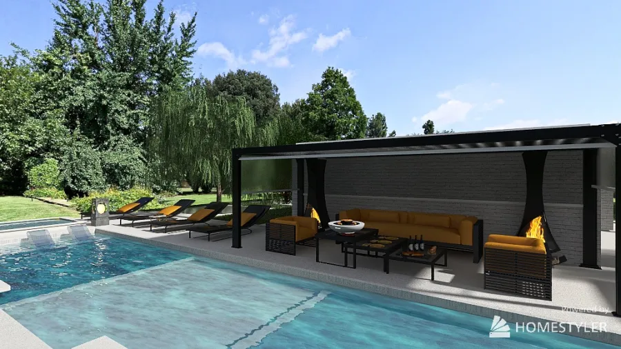 casa moderna all'italiana....green park 3d design renderings