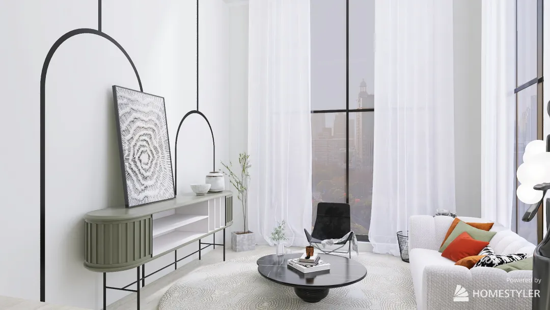 Loft - Bauhaus Inspiration 3d design renderings