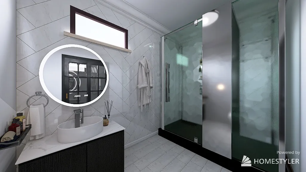bedroom for women/contemporarystyle/withbathroomdressingroom 3d design renderings