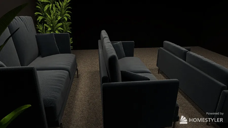 Interior de Hollywood 3d design renderings