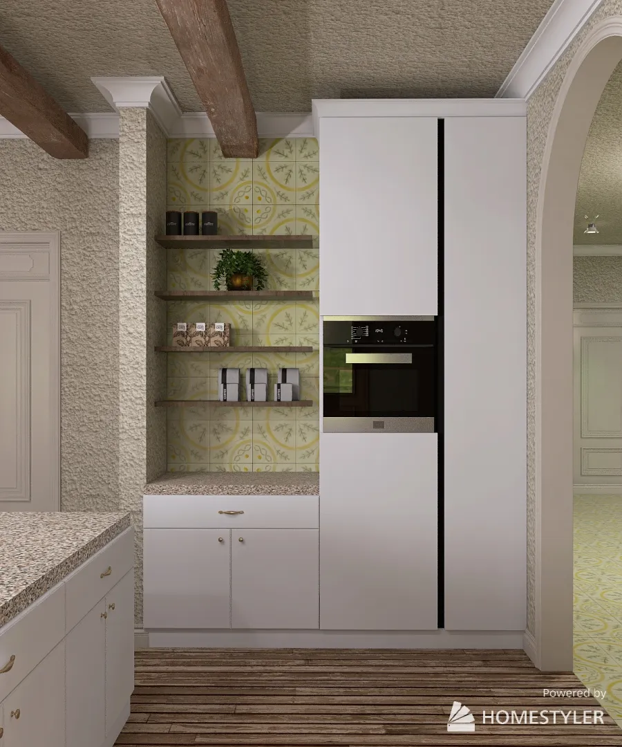 Kitchen / Living / Dining 3d design renderings