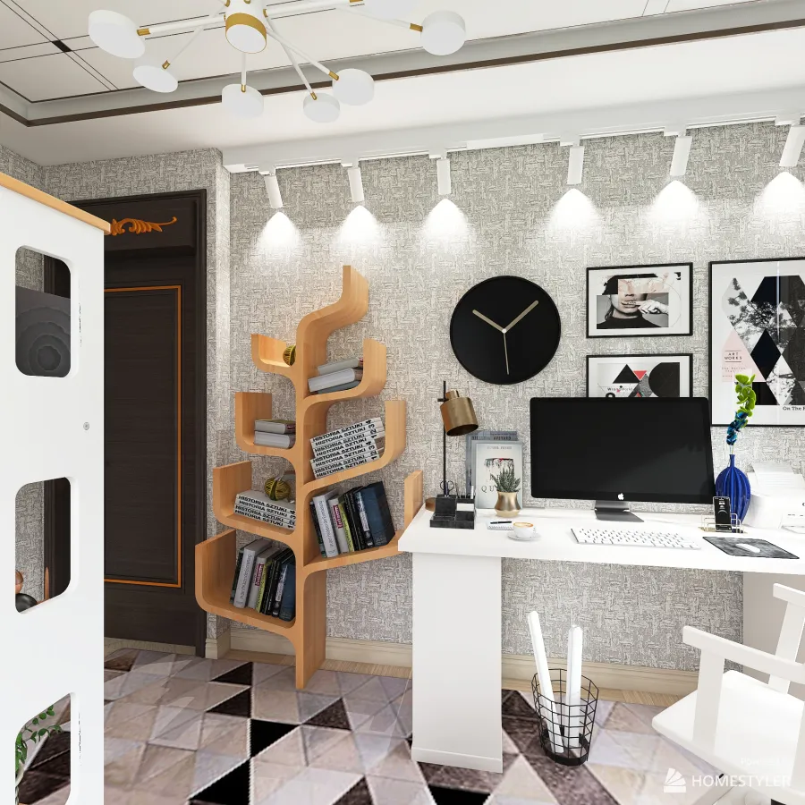 Подростковая комната 3d design renderings